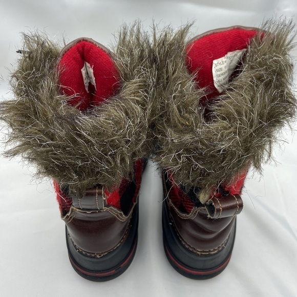 Tamarack Youth Plaid Winter Pac Thinsulate Insulation Boots Size 13 - Picture 12 of 16